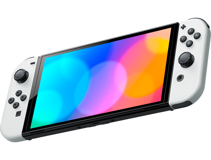 Nintendo Switch OLED Model 7 Inch Screen Joy‑Con Handle Enhanced Audio Adjustable Console Stable TV Mode Video Game