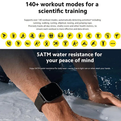 Xiaomi Redmi Watch 5 Active Smart Watch Bluetooth 5.3 Blood Oxygen Heart Rate Supports Bluetooth Voice Calls 2" LCD Display