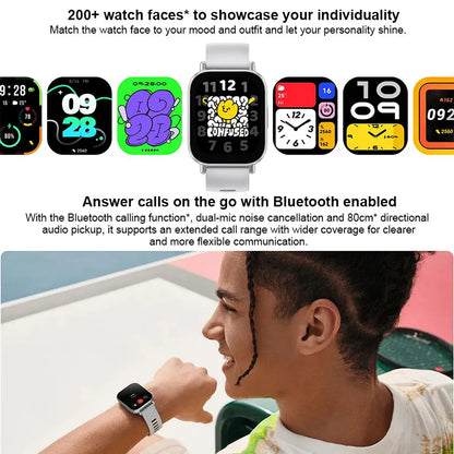 Xiaomi Redmi Watch 5 Active Smart Watch Bluetooth 5.3 Blood Oxygen Heart Rate Supports Bluetooth Voice Calls 2" LCD Display