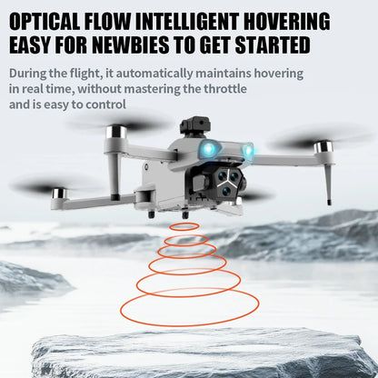 T01 Mini Drone with 4K HD Camera 4.5' Touch Screen GPS Obstacle Avoidance Brushless Motor - Folding Quadcopter for Photography