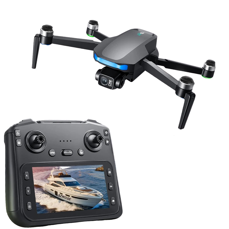 S-X1 GPS Drone 4K Professional HD Dual Camera 5G WIFI Brushless FPV Quadcopter Foldable 3-axis Gimbal Aerial Photography RC Dron