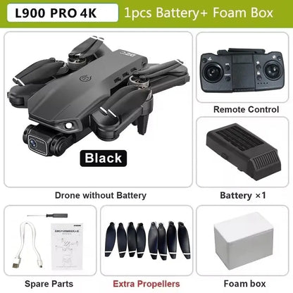 L900 Pro GPS Drone 4K Professional HD Dual Camera 5G Wifi Photography Brushless Foldable Quadcopter RC Distance 1.2KM Drones Toy