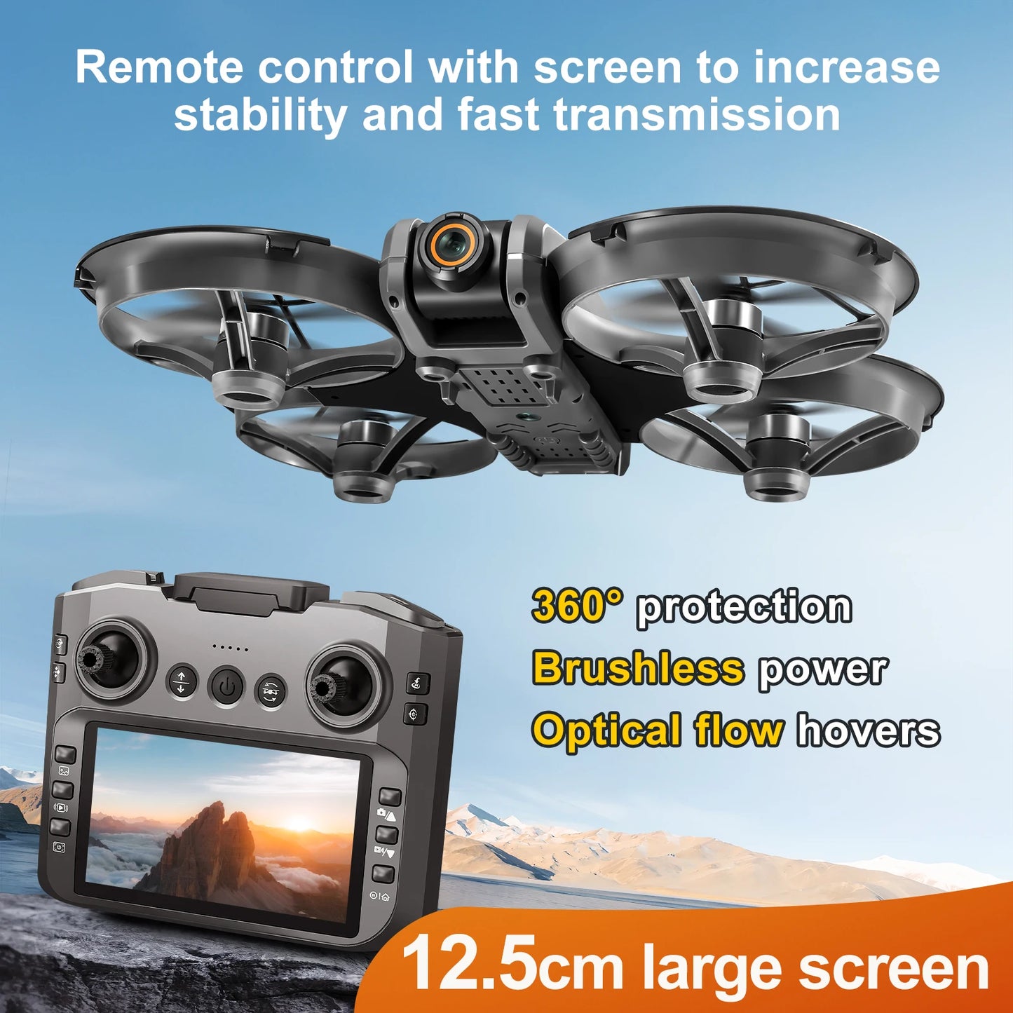 NEW S156 RC Drone 2.4G 5G WIFI Professional 8K Aerial Photography Remote Control Aircraft HD Dual Camera Quadcopter Boy Toy Gift
